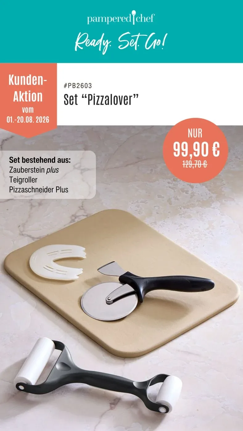 Set „Pizzalover“ für 99,90 €