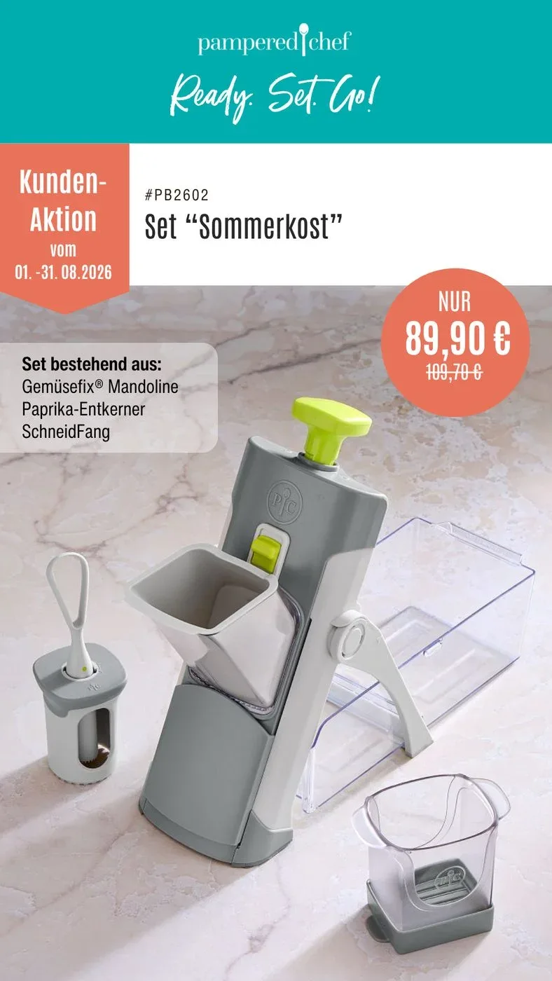 Set „Sommerkost“ für 89,90 €