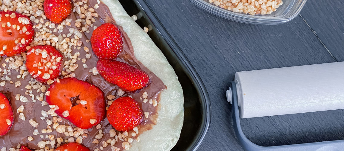 Süße Pizza vom Grill | ines-kocht.de Süße Pizza vom Grill | ines-kocht.de