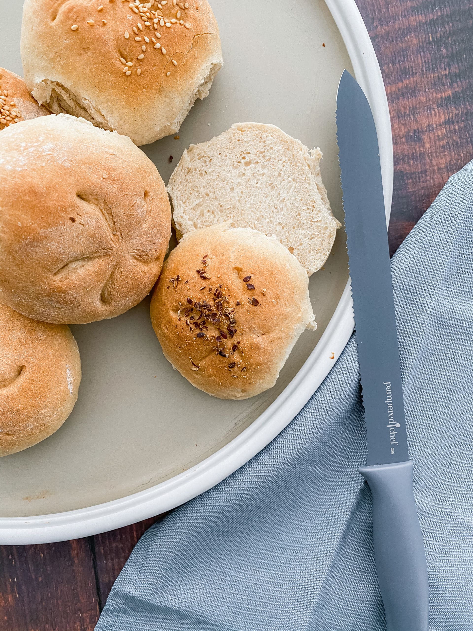 Dinkel-Roggen-Brötchen - ines-kocht.de