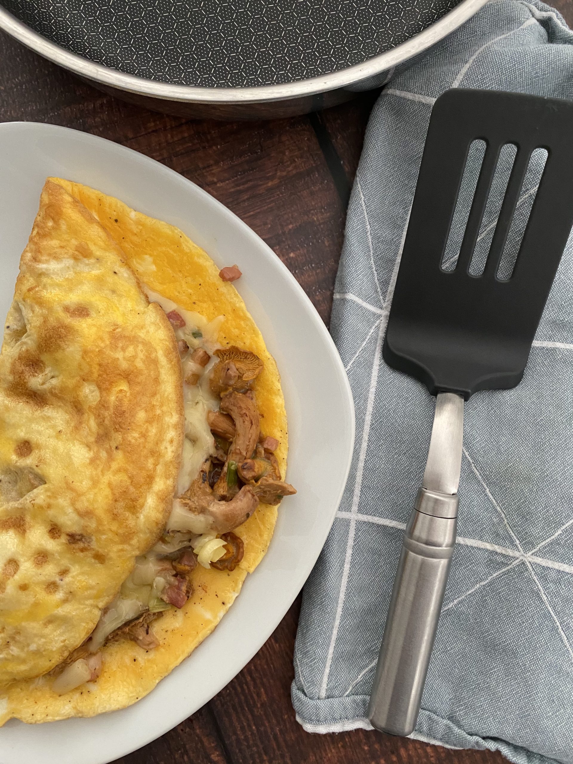 Omelette mit Pfifferlingen - ines-kocht.de