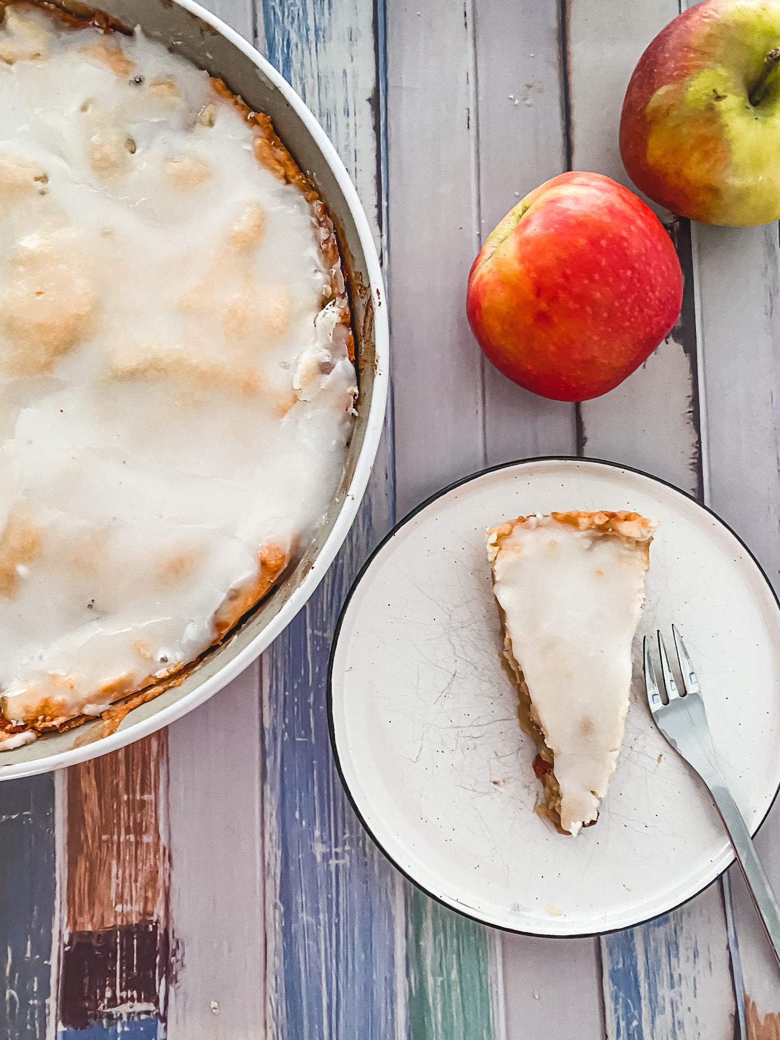 Gedeckter Apfelkuchen - ines-kocht.de