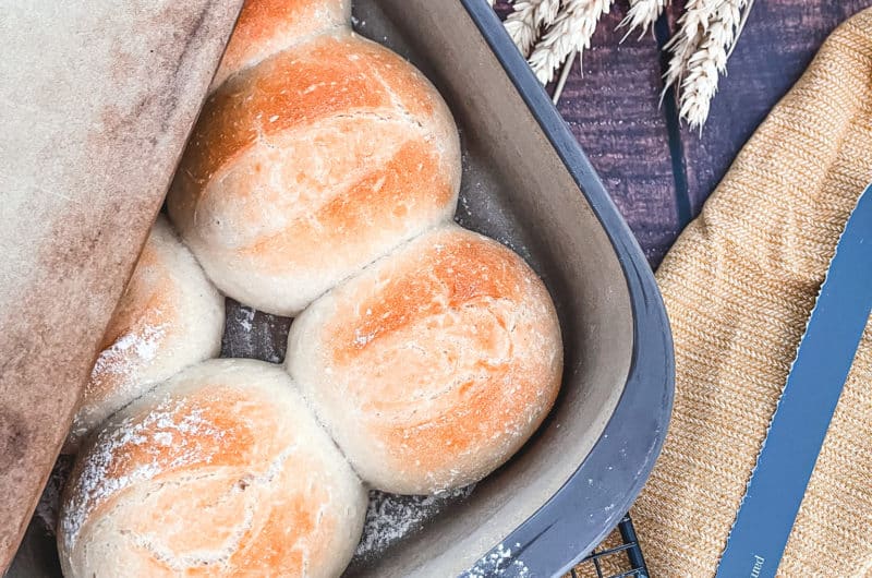 Sonntagsbrötchen ohne Gehzeit aus dem Grundset