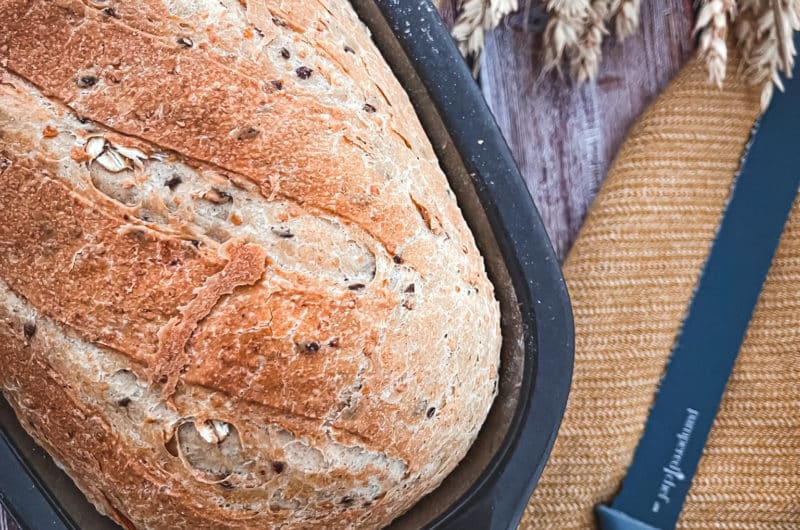 Veganes Dinkel-Hafer-Brot aus dem kleinen Zaubermeister (Lily)