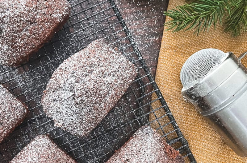 Weihnachtliche Schokokuchen