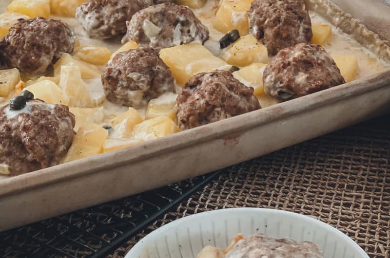 Hackbällchen Königsberger Art