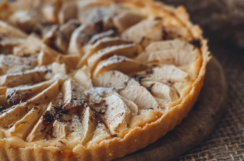 Französische Apfeltarte