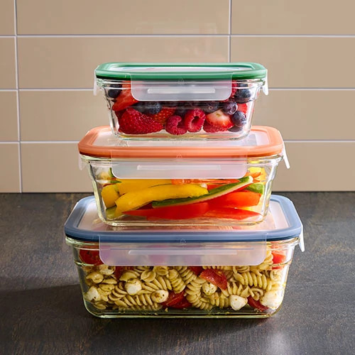Glas-Frischhaltedosen-Set