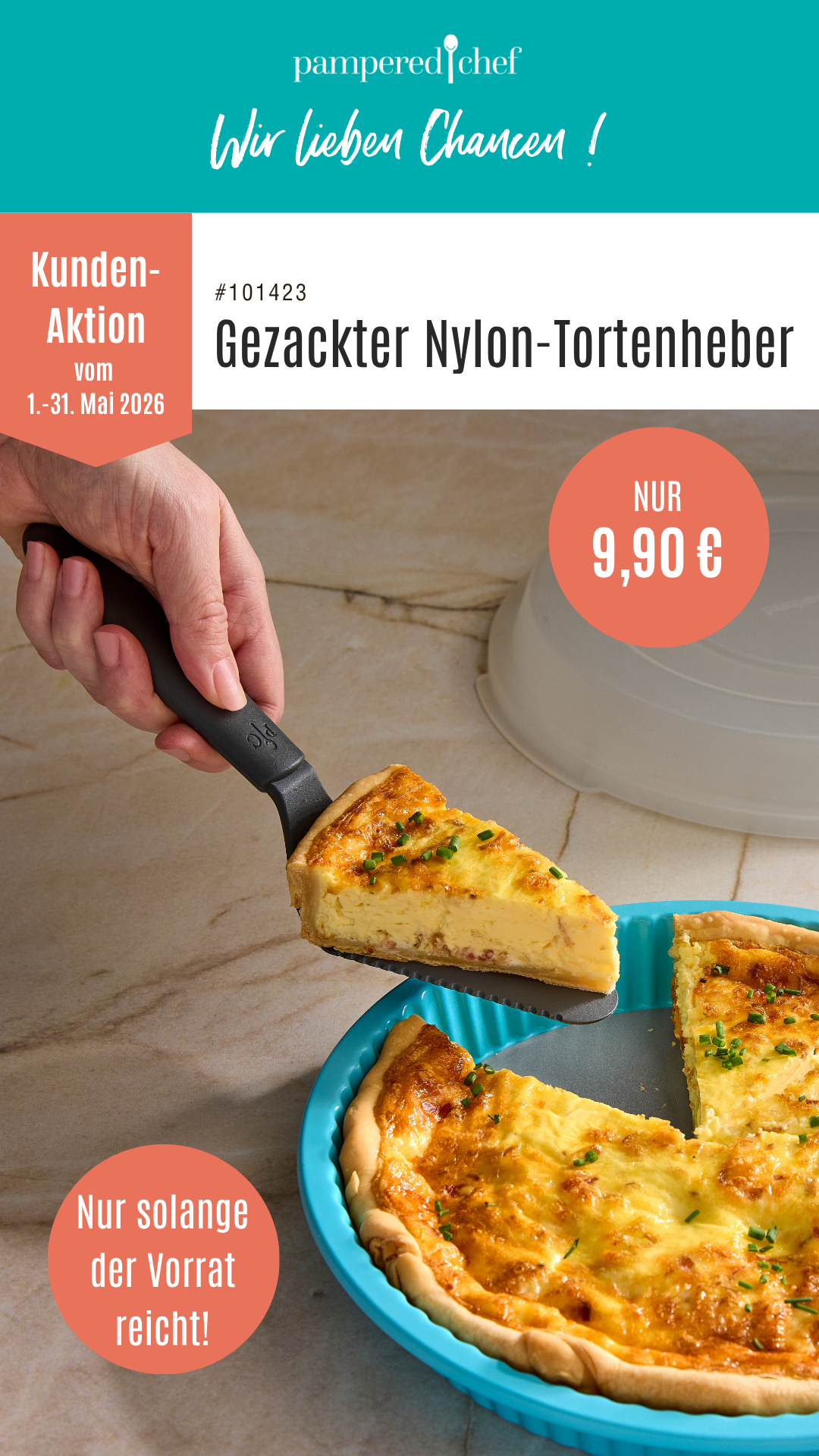Gezackter Nylon-Tortenheber
